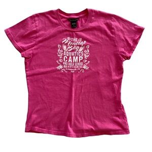 Abercrombie & Fitch pink Montego Bay graphic short sleeve T-shirt | juniors XL